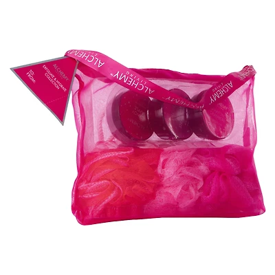 Bath Set 7-Piece - Pink