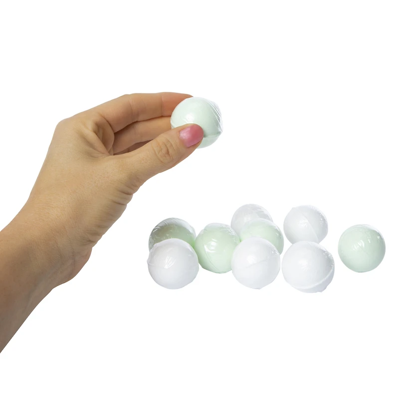 calming coconut bath bombs with hemp seed oil 10-count