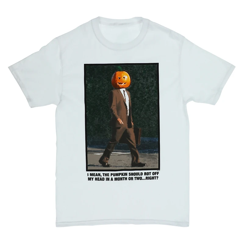 the office™ dwight's pumpkin head graphic tee