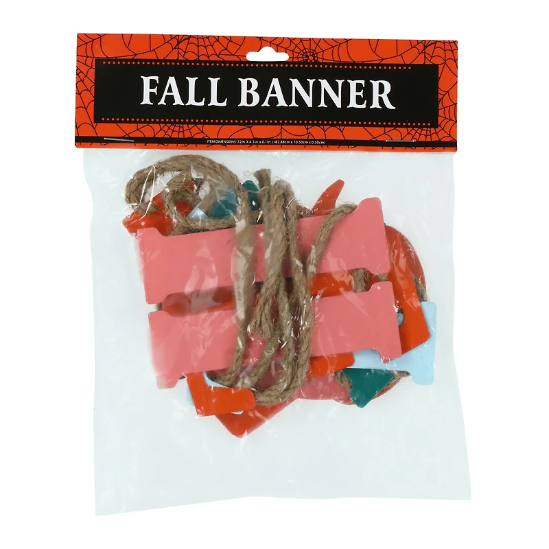 6ft 'hello fall' banner