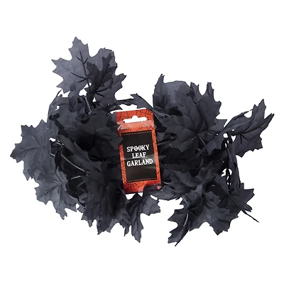 halloween leaf garland 60in
