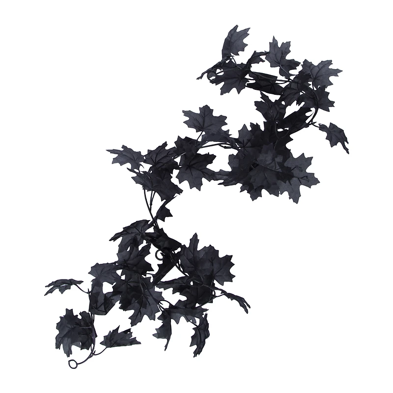 halloween leaf garland 60in