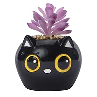 halloween faux succulent 4in