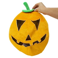 halloween pumpkin plush mascot mask