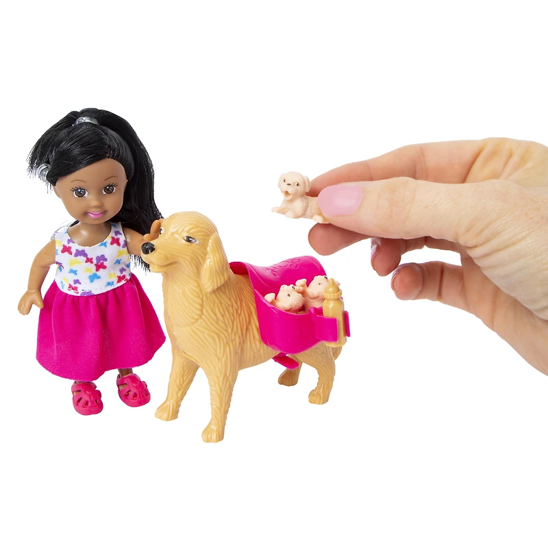 sophie sixteen puppy party doll & pets play set