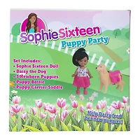 sophie sixteen puppy party doll & pets play set
