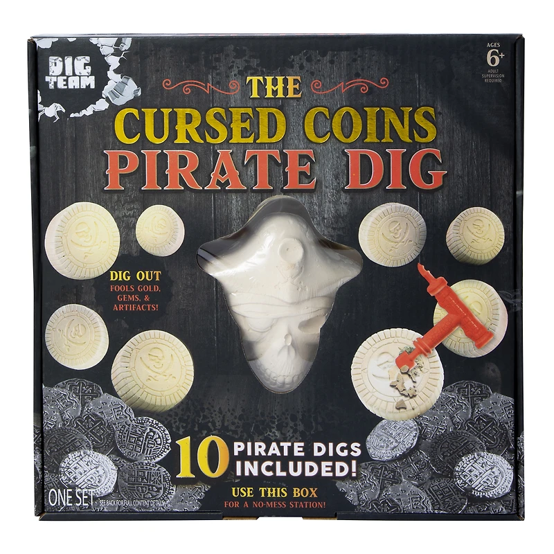 the cursed coins pirate dig play set