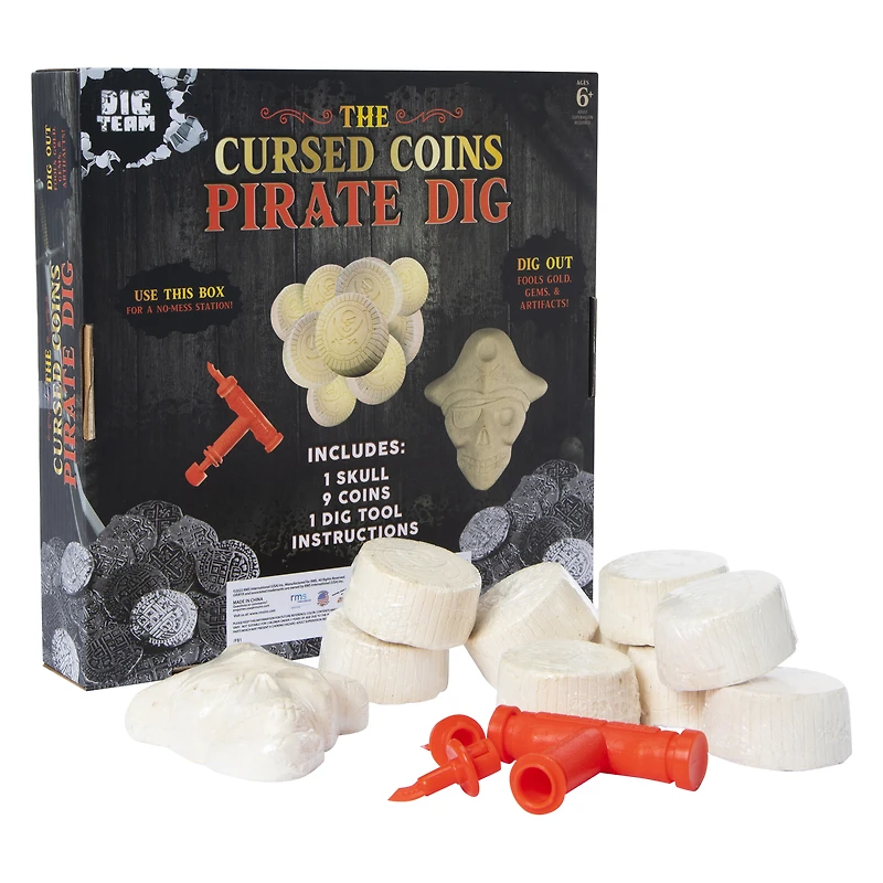 the cursed coins pirate dig play set