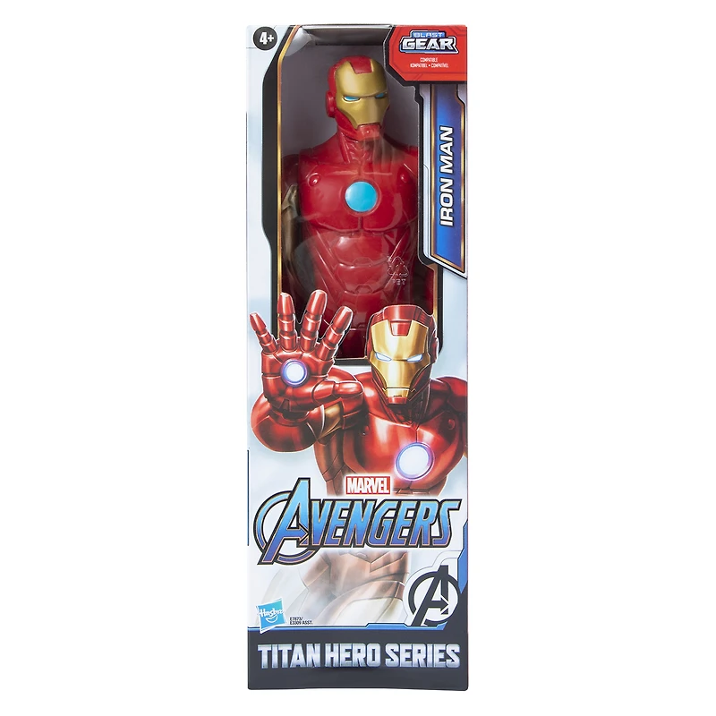 marvel avengers titan hero series™ iron man figure 12in