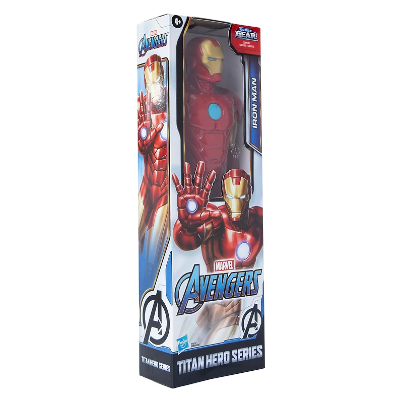 marvel avengers titan hero series™ iron man figure 12in