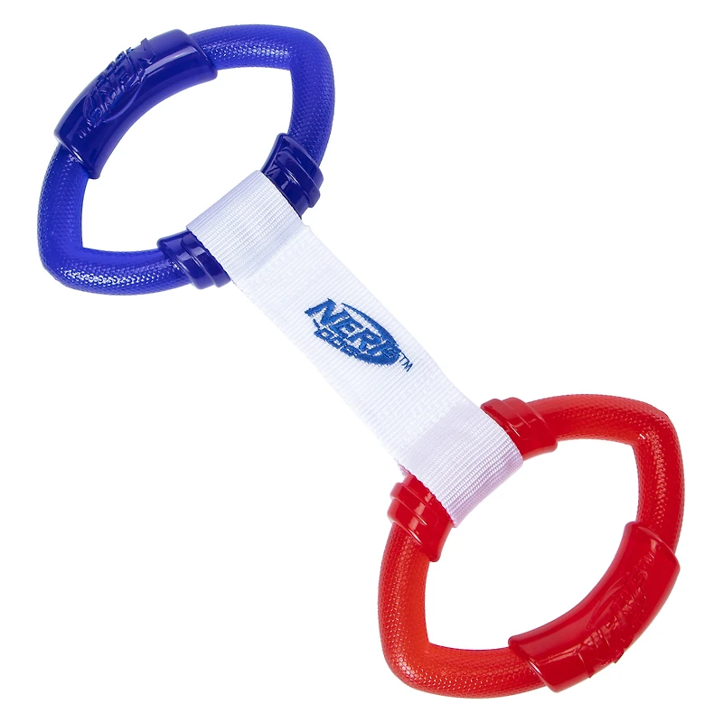 nerf dog™ tuff tug two ring dog toy