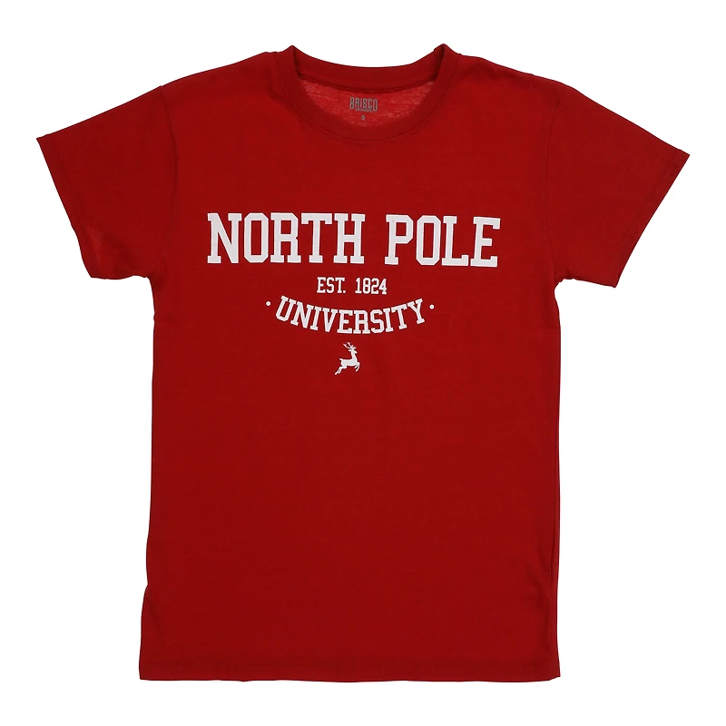 North Pole University' Graphic Tee