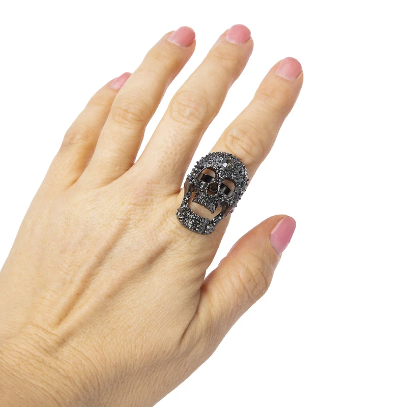 halloween skull ring
