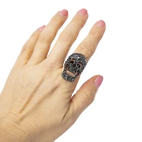 halloween skull ring