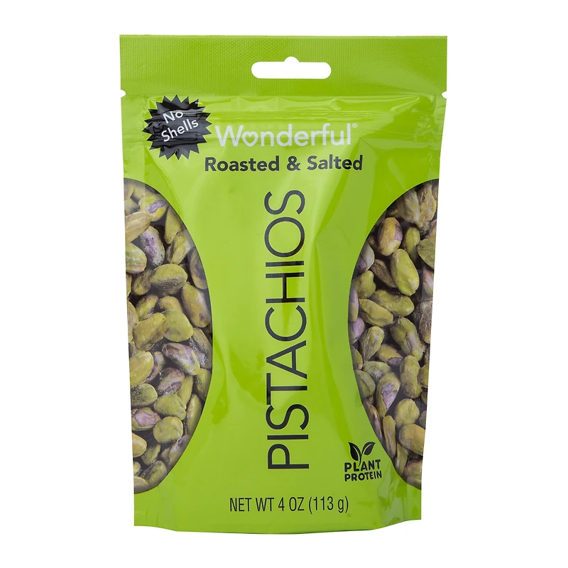 wonderful® no shells roasted & salted pistachios 4oz