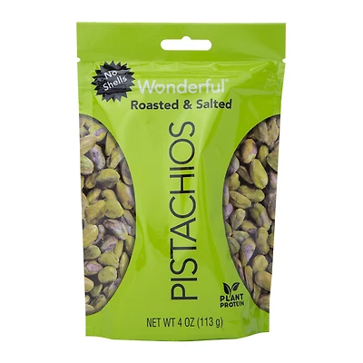wonderful® no shells roasted & salted pistachios 4oz