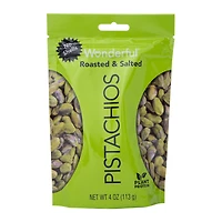 wonderful® no shells roasted & salted pistachios 4oz