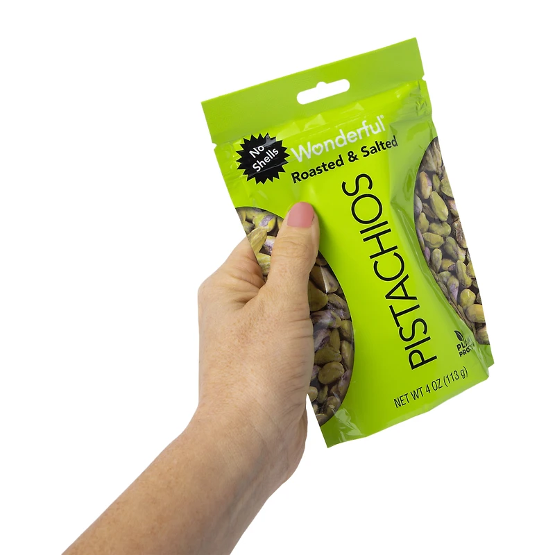 wonderful® no shells roasted & salted pistachios 4oz