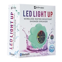 Wireless Bluetooth® LED Light Up Flower Shower Speaker