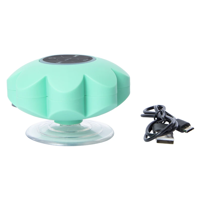 Wireless Bluetooth® LED Light Up Flower Shower Speaker