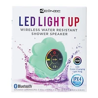 Wireless Bluetooth® LED Light Up Flower Shower Speaker