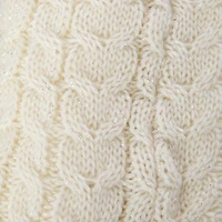 Ladies Knit Faux Fur Cabin Socks