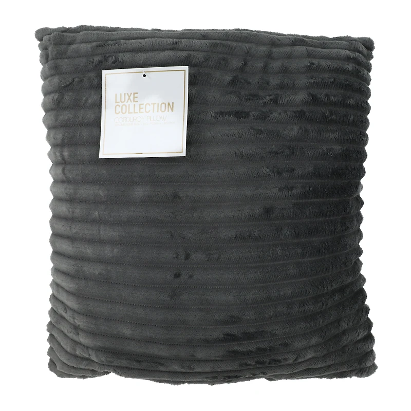 luxe collection corduroy pillow 16in x