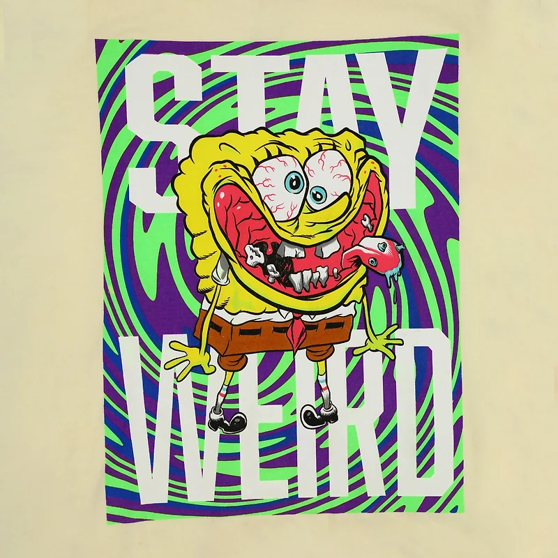 spongebob squarepants™ ‘stay weird’ graphic tee