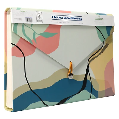 recycled 7-pocket expanding file folder