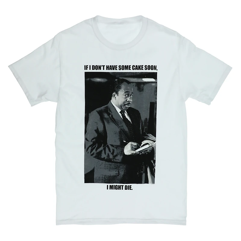 the office™ stanley 'if I don't have some cake soon' graphic tee
