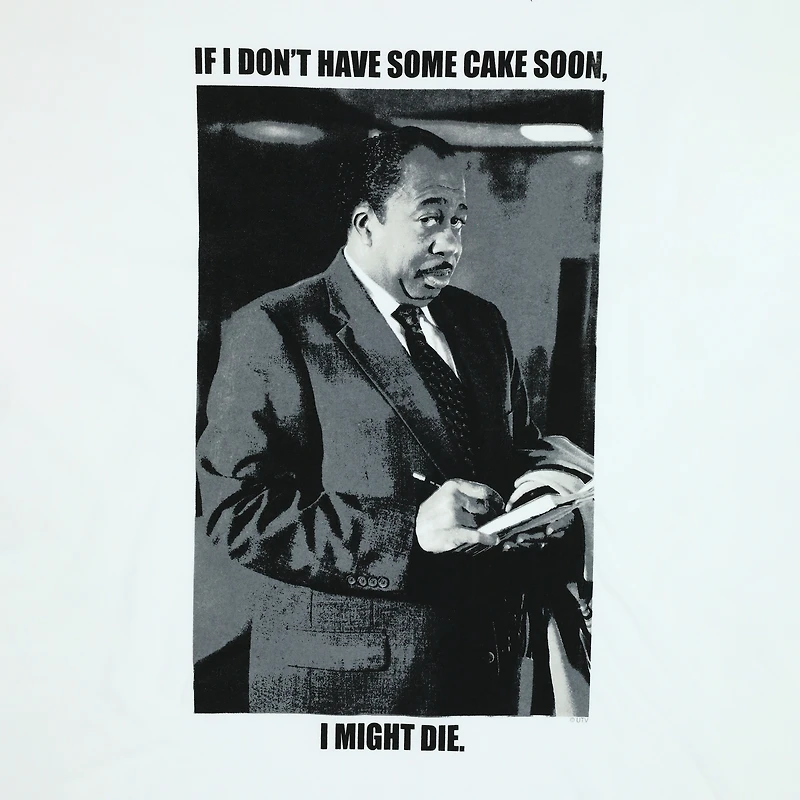 the office™ stanley 'if I don't have some cake soon' graphic tee