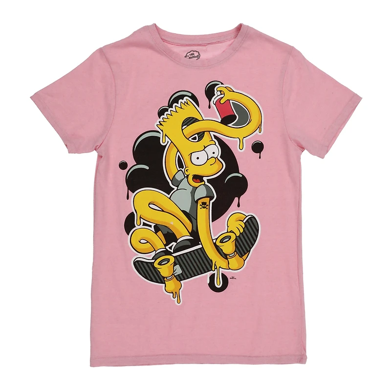 the simpsons™ bart simpson skateboard graphic tee