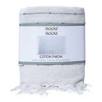 boho woven blanket 50in x 60in