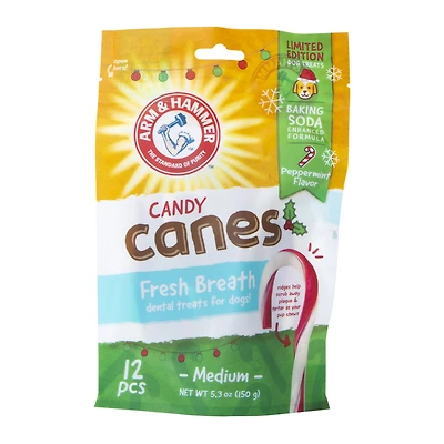 arm & hammer® fresh breath candy canes for dogs 5.3oz