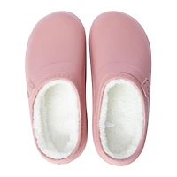 Ladies Black Sherpa-Lined Eva Clogs