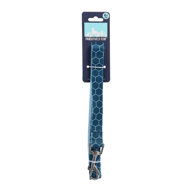 gray printed pet leash