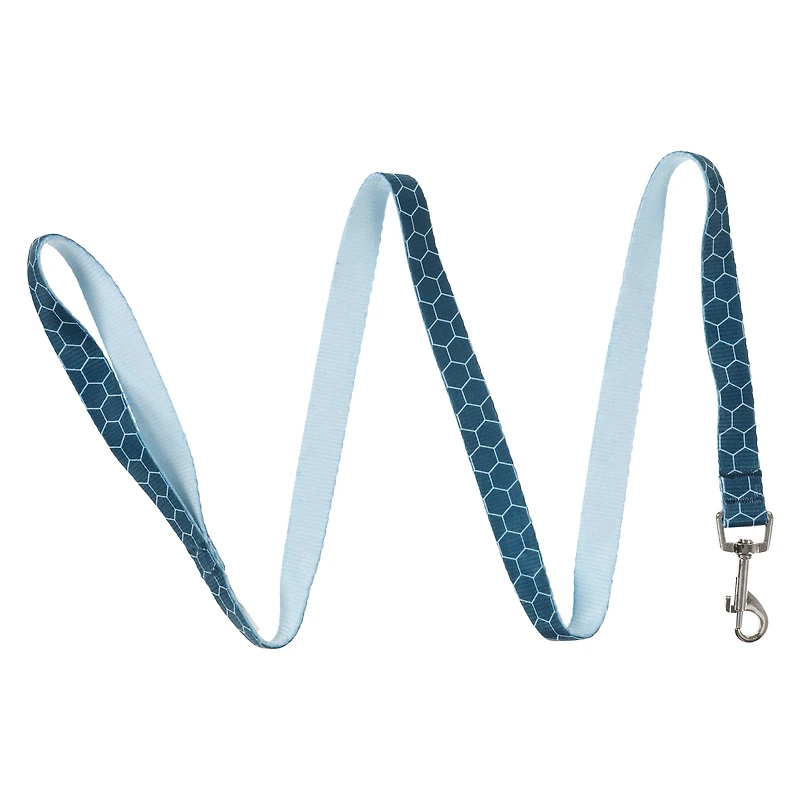 gray printed pet leash