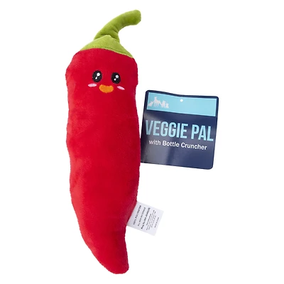 bottle crunch squeaky dog toy