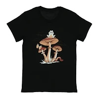 frog & mushroom graphic tee