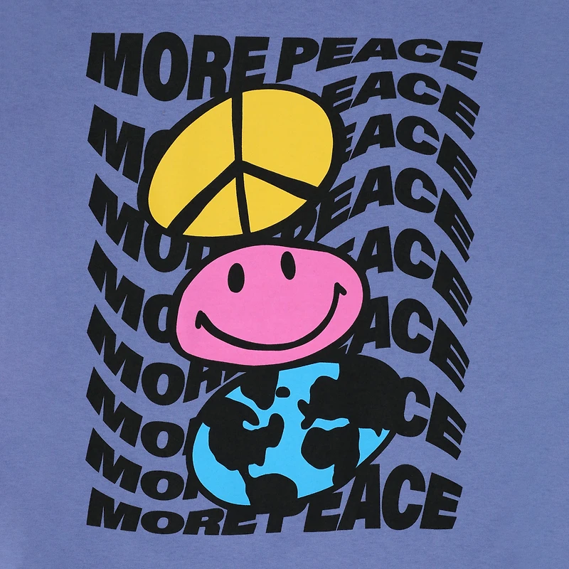 'more peace' graphic tee