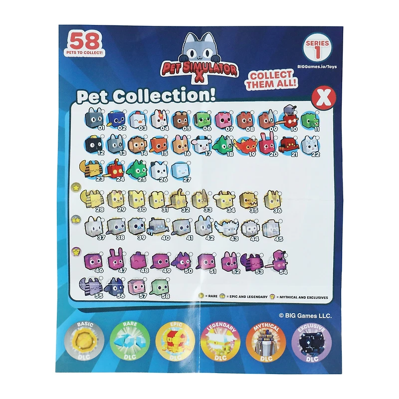 pet simulator x™ series 1 collector clip blind bag