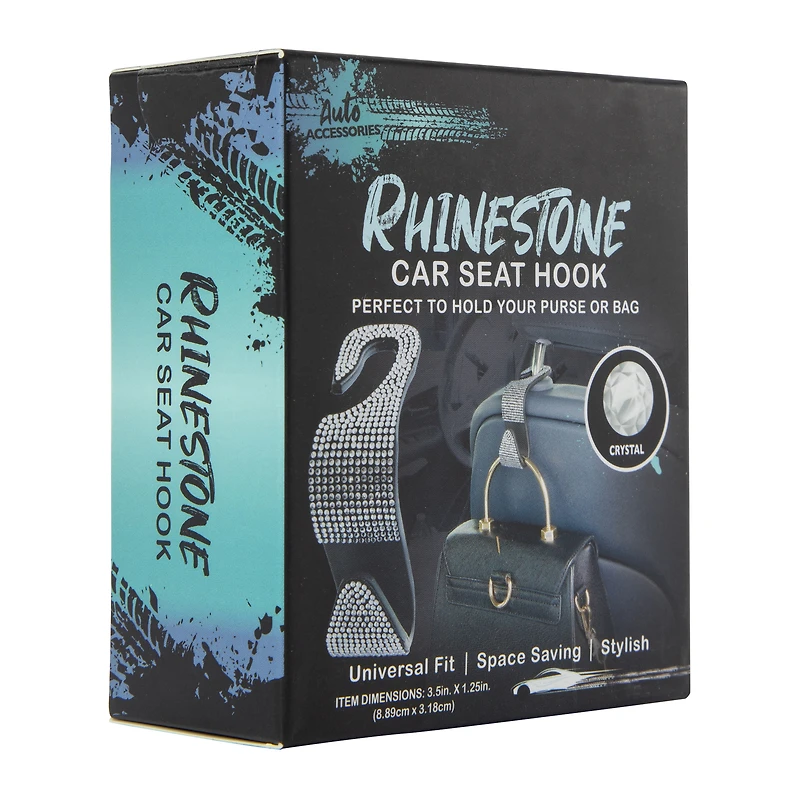 rhinestone car seat bag hook