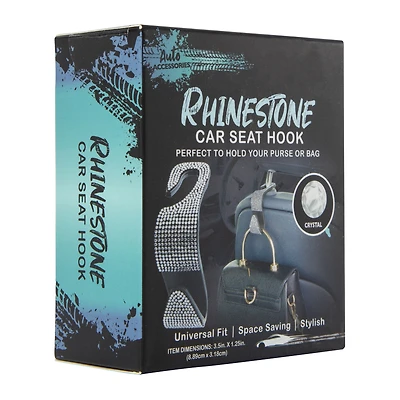 rhinestone car seat bag hook