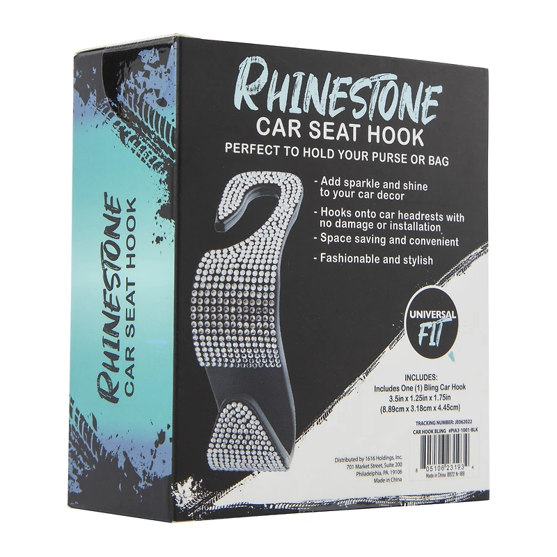 rhinestone car seat bag hook