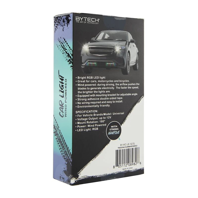 Wind Powered Car Grill Light