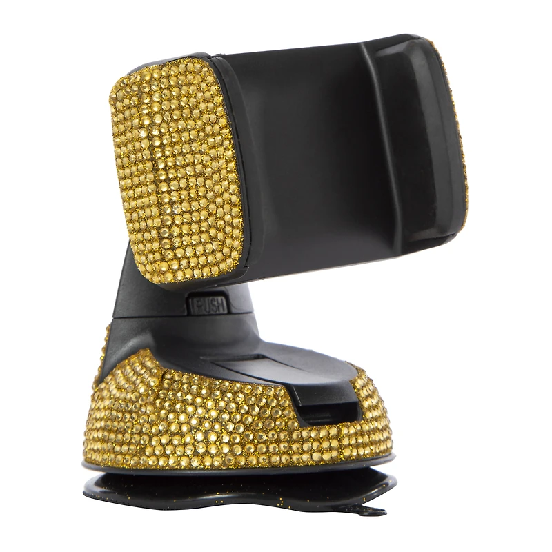 bling universal phone car mount w/ suction holder