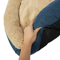 large round pet bed 30in