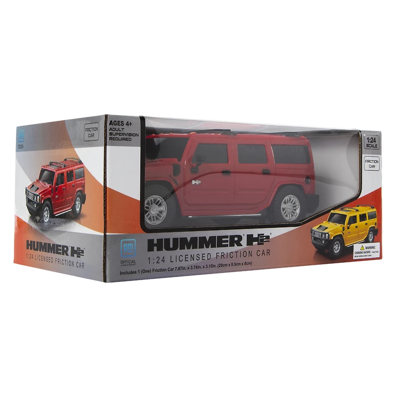 hummer® h2® 1:24 licensed friction car