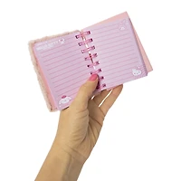 hello kitty & friends® mini fuzzy journal 80 sheets