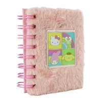 hello kitty & friends® mini fuzzy journal 80 sheets
